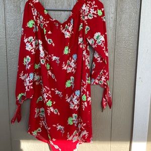 Off the shoulder dress